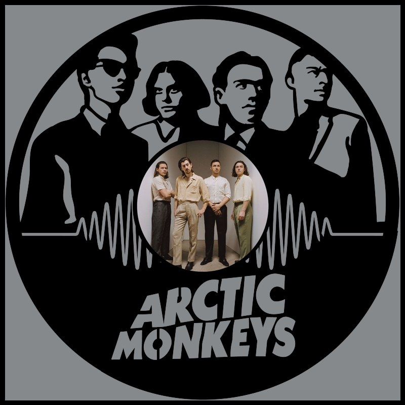 Arctic Monkeys – Carved Vinyl Record Art Decor – Astro Vinyl Art