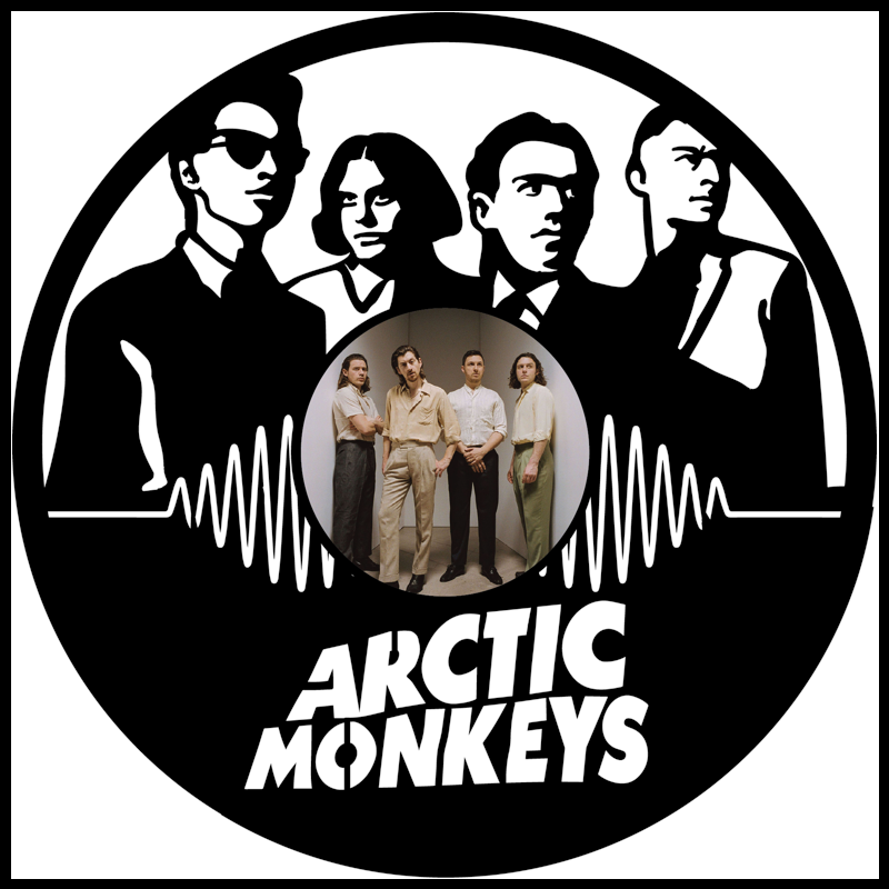 Arctic Monkeys – Carved Vinyl Record Art Decor – Astro Vinyl Art
