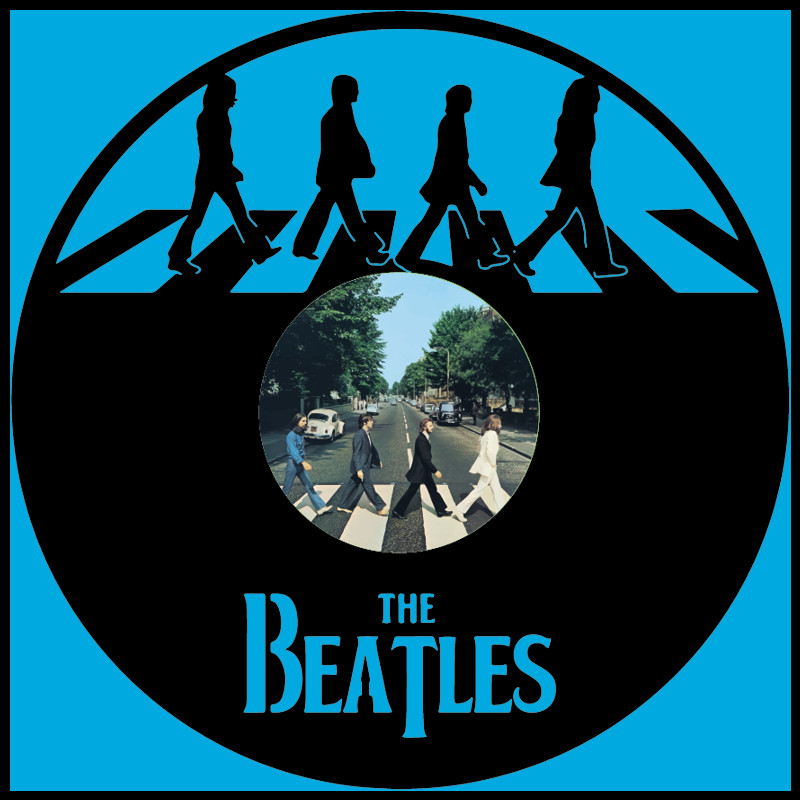 Beatles Abbey Road – Carved Vinyl Record Art Decor – Astro Vinyl Art