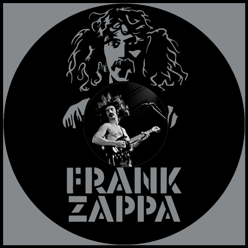 Frank Zappa – Carved Vinyl Record Art Decor – Astro Vinyl Art