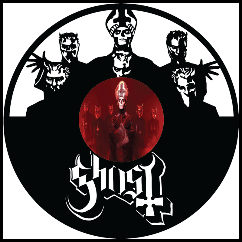 Ghost – Carved Vinyl Record Art Decor – Astro Vinyl Art