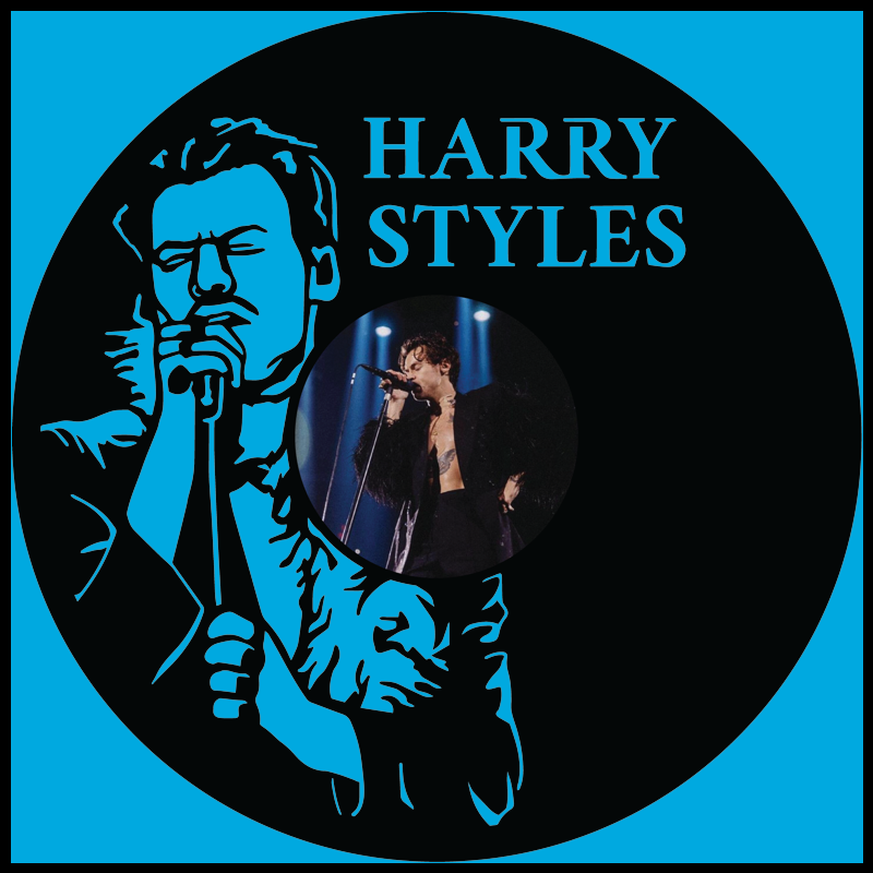 Harry Styles – Carved Vinyl Record Art Decor – Astro Vinyl Art