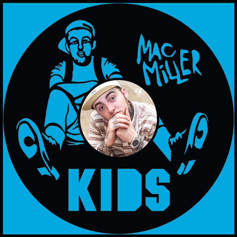 Mac Miller Kids – Carved Vinyl Record Art Decor – Astro Vinyl Art Mac Miller Kids – Carved Vinyl Record Art Decor – Astro Vinyl Art