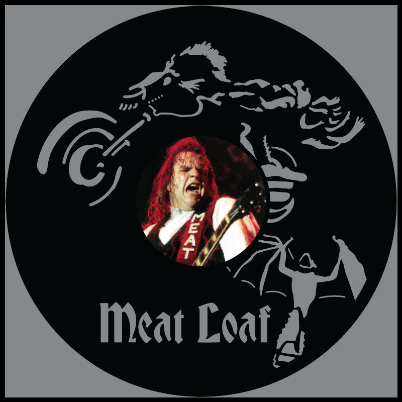 Meatloaf Carved Vinyl Record Art Decor Astro Vinyl Art