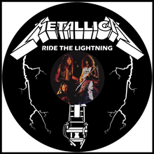 Load image into Gallery viewer, Metallica Ride The Lightning vinyl art