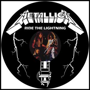 Metallica Ride The Lightning vinyl art