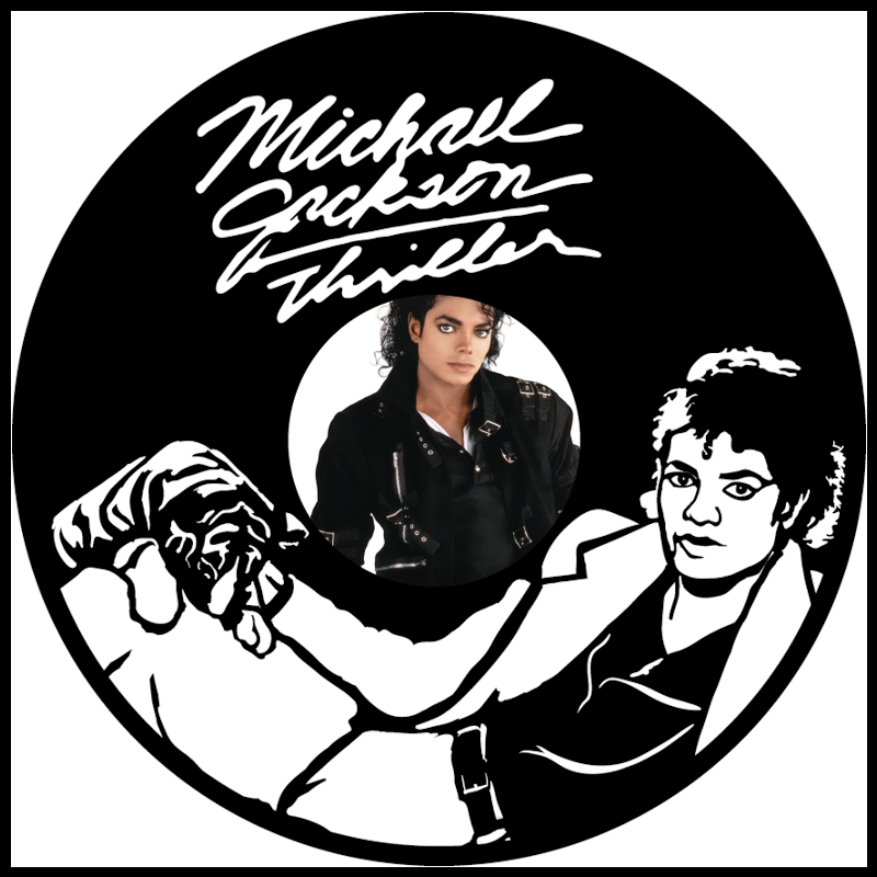 Michael Jackson Thriller – Carved Vinyl Record Art Decor – Astro