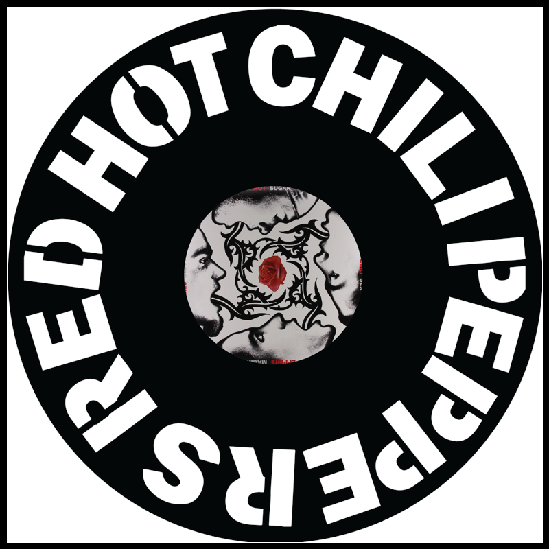 Red Hot Chili Peppers Carved Vinyl Record Art Decor Astro Vinyl Art