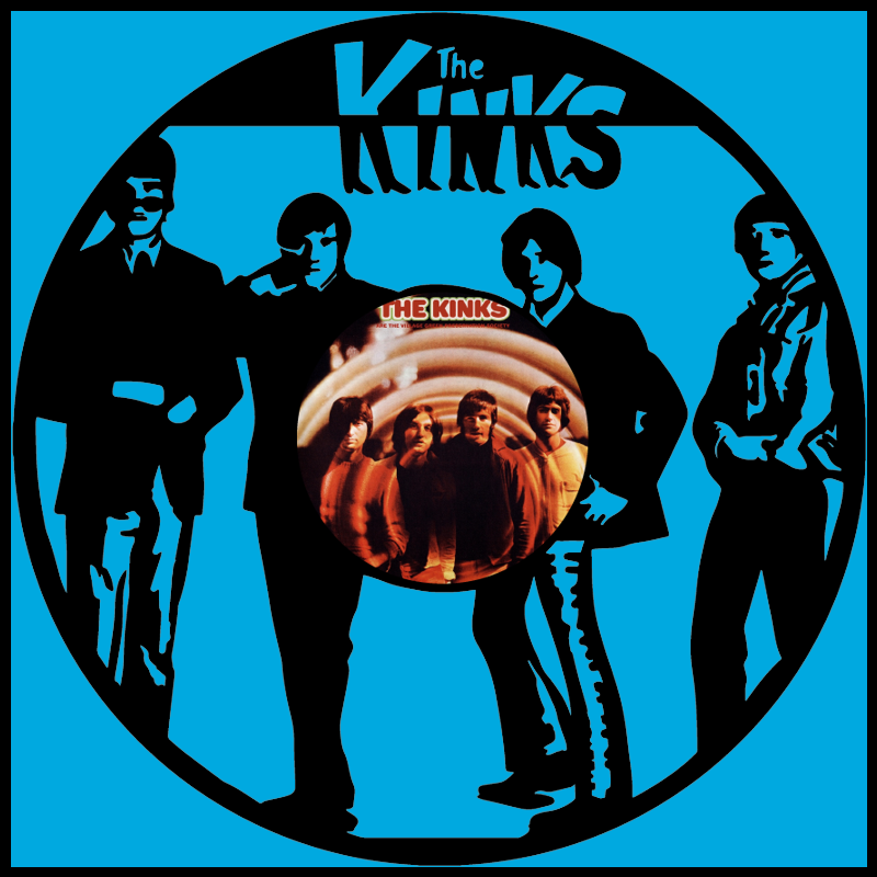 The Kinks – Carved Vinyl Record Art Decor – Astro Vinyl Art