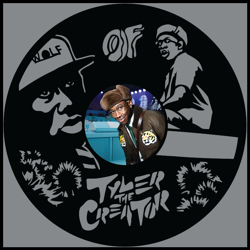 Tyler, The Creator イラスト Tyler the Creator - Wolf - 2 LP on limited colored vinyl w