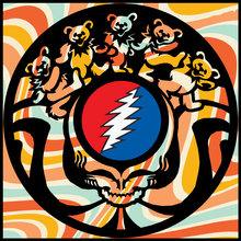 Load image into Gallery viewer, tie-dye-orange-waves