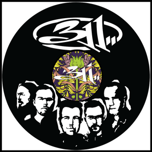 311 – Carved Vinyl Record Art Decor – Astro Vinyl Art 311 – Carved Vinyl Record Art Decor – Astro Vinyl Art