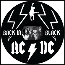 Load image into Gallery viewer, Acdc Back In Black vinyl art