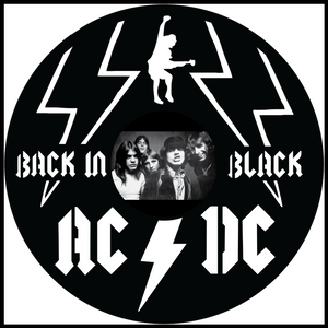 Acdc Back In Black – Carved Vinyl Record Art Decor – Astro Vinyl Art Acdc Back In Black – Carved Vinyl Record Art Decor – Astro Vinyl Art