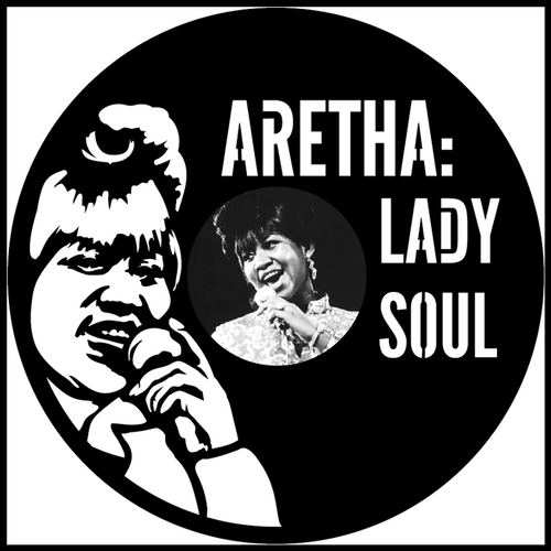 Aretha Franklin vinyl art