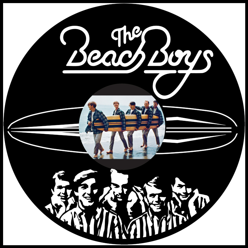 Beach Boys vinyl art