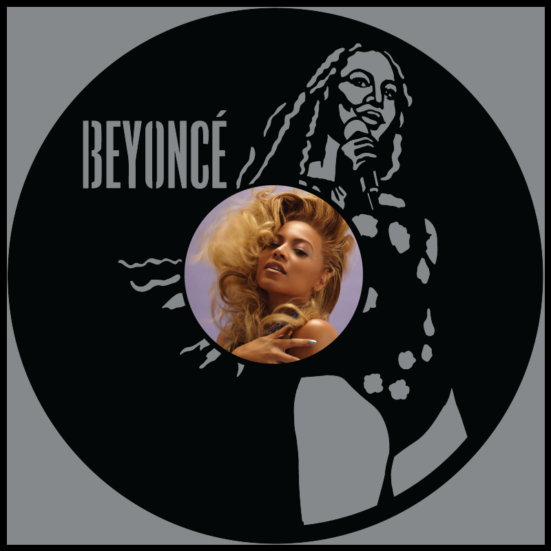 Beyonce – Carved Vinyl Record Art Decor – Astro Vinyl Art