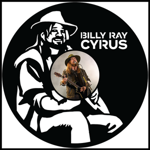 Billy Ray Cyrus vinyl art