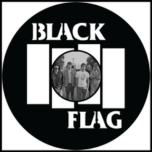 Load image into Gallery viewer, Black Flag vinyl art