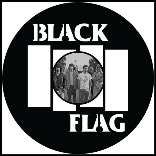 Black Flag vinyl art