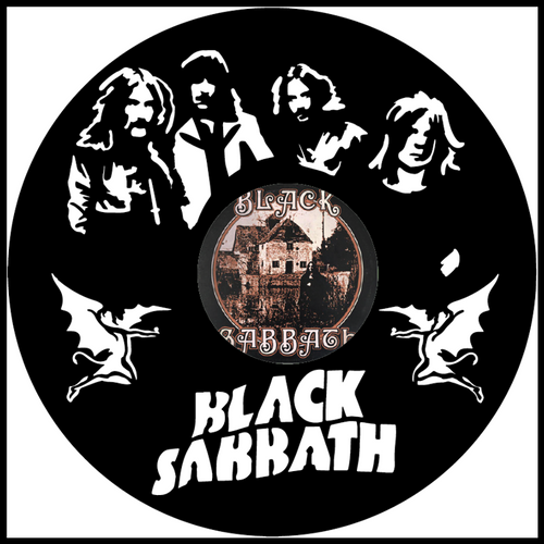Black Sabbath vinyl art