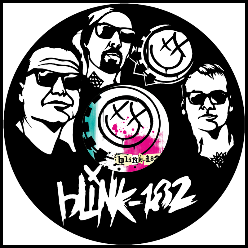 Blink 182 vinyl art