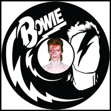Load image into Gallery viewer, Bowie Lightning Bolt vinyl art