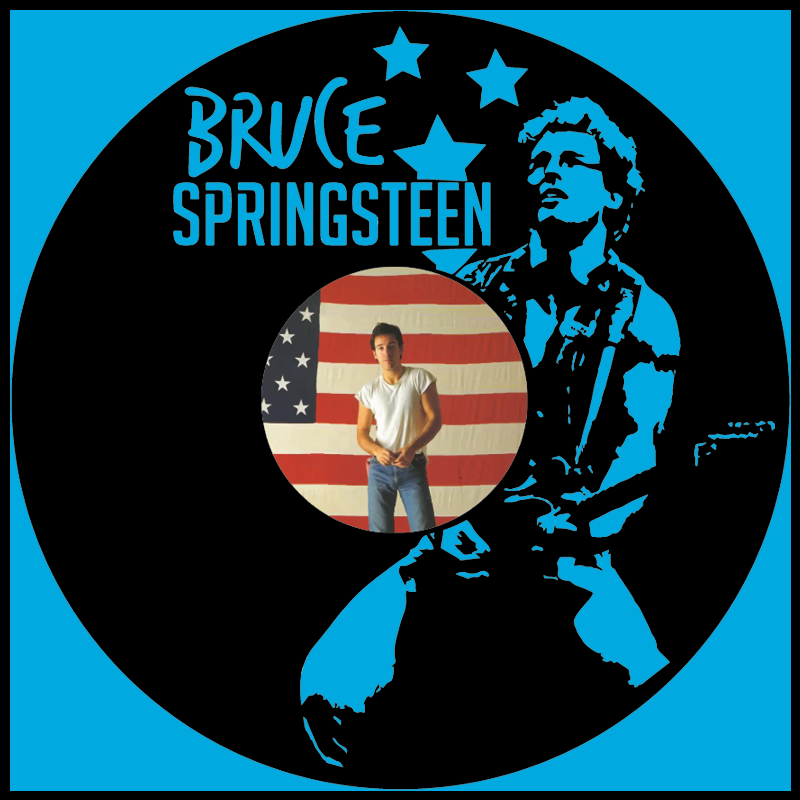 Bruce Springsteen – Carved Vinyl Record Art Decor – Astro Vinyl Art