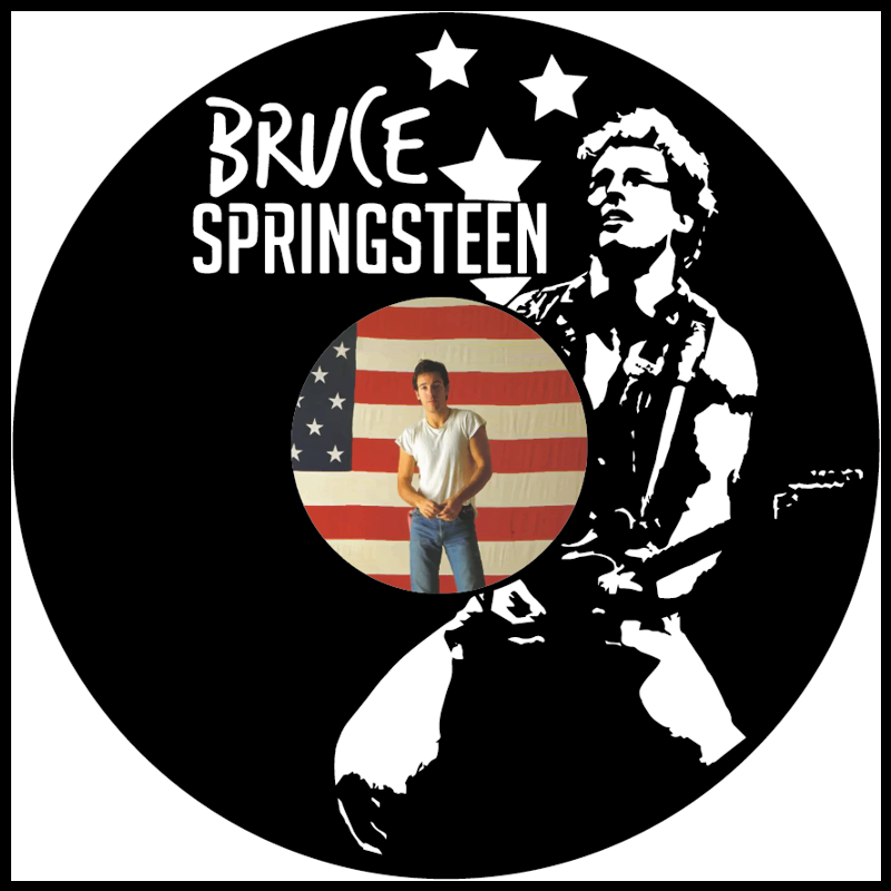 Bruce Springsteen vinyl art