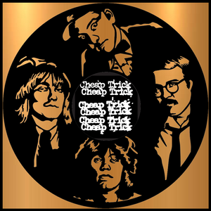 Cheap Trick – Carved Vinyl Record Art Decor – Astro Vinyl Art Cheap Trick – Carved Vinyl Record Art Decor – Astro Vinyl Art