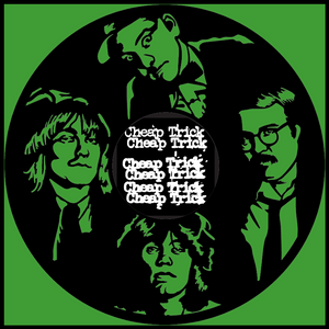 Cheap Trick – Carved Vinyl Record Art Decor – Astro Vinyl Art Cheap Trick – Carved Vinyl Record Art Decor – Astro Vinyl Art