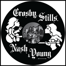 Load image into Gallery viewer, Crosby Stills Nash Young vinyl art