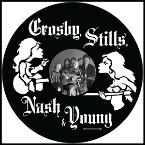 Crosby Stills Nash Young vinyl art