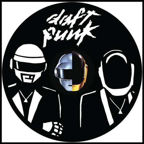 Daft Punk vinyl art