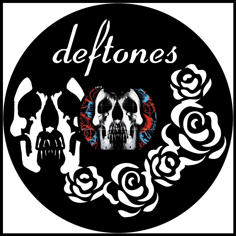 Deftones Skull vinyl art