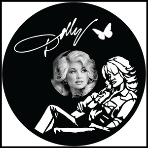 Dolly Parton vinyl art