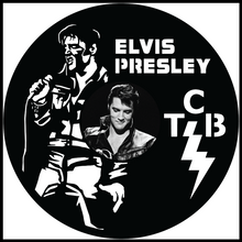 Load image into Gallery viewer, Elvis Presley Tcb vinyl art