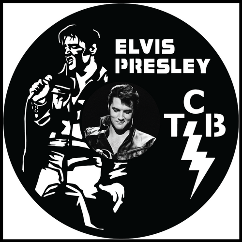 Elvis Presley Tcb vinyl art