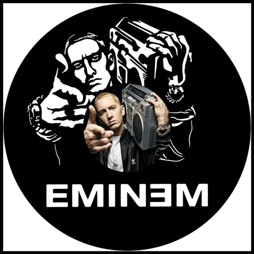 Eminem Boombox vinyl art