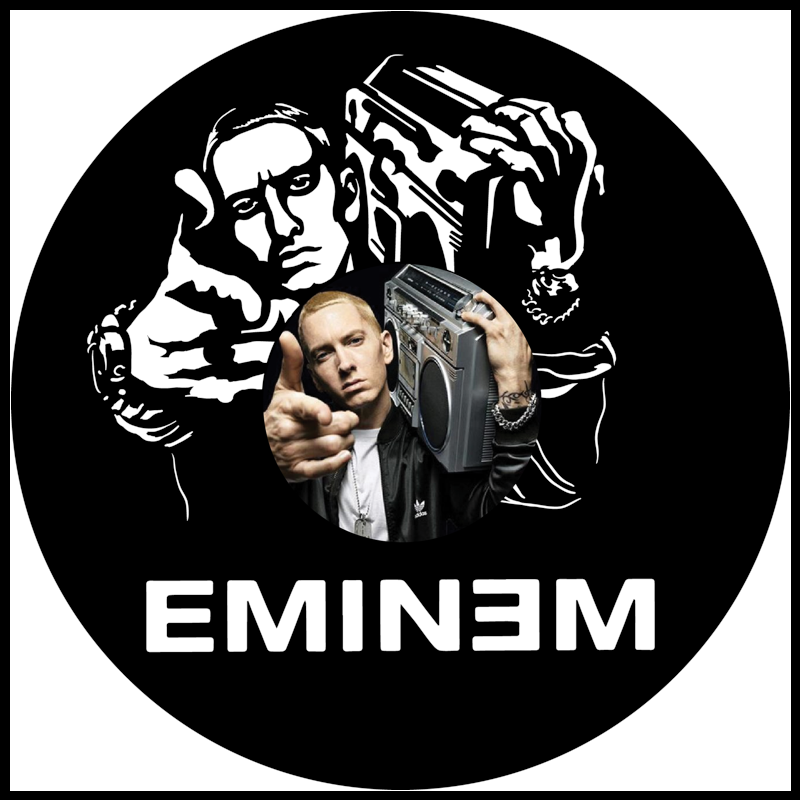 Eminem Boombox vinyl art