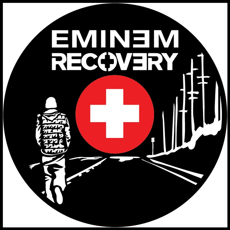 Eminem Recovery vinyl art