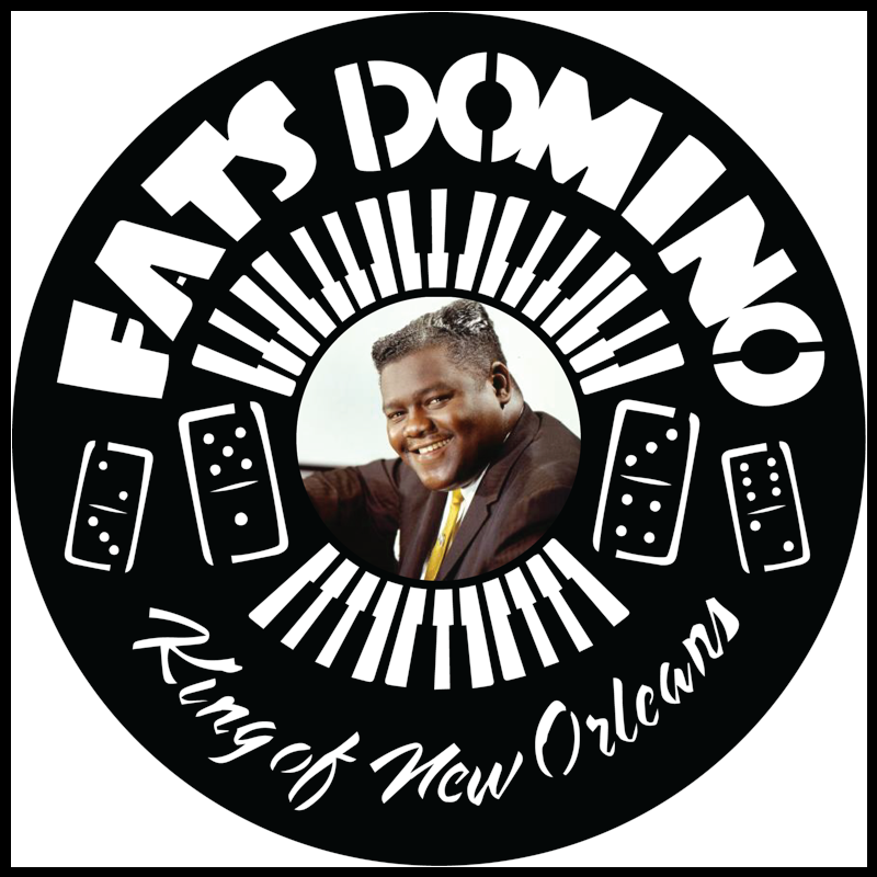 Fats Domino vinyl art