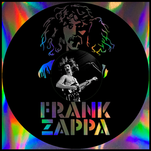 Frank Zappa – Carved Vinyl Record Art Decor – Astro Vinyl Art Frank Zappa – Carved Vinyl Record Art Decor – Astro Vinyl Art