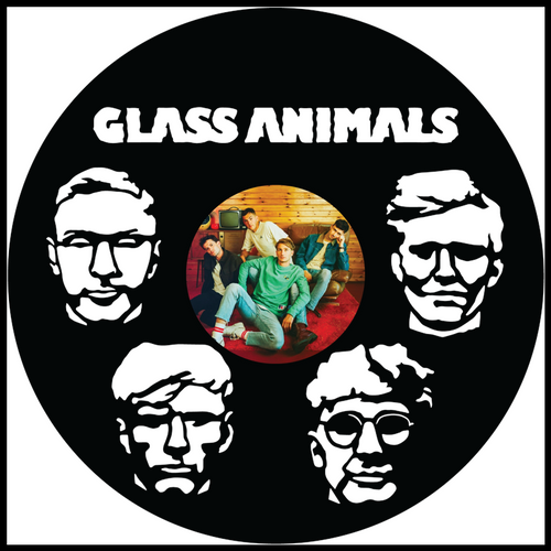 Glass Animals vinyl art