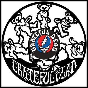 Grateful Dead Full Circle Bears vinyl art