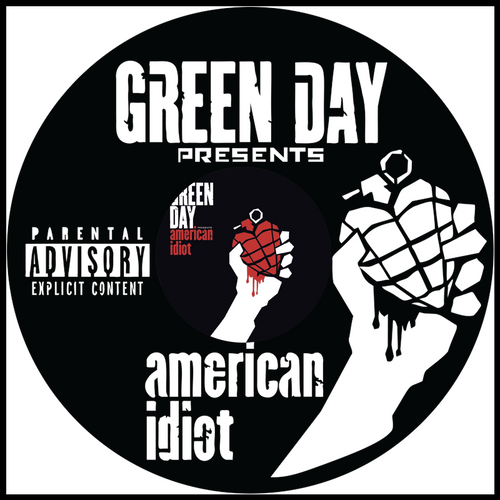 Green Day American Idiot vinyl art