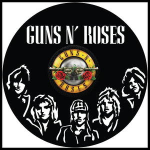 Guns And Roses vinyl art