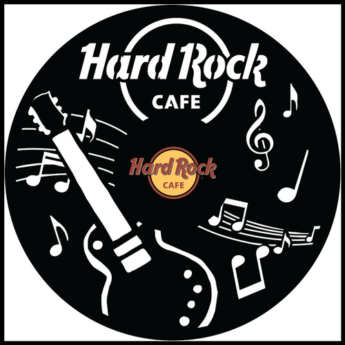 Hard Rock Cafe vinyl art