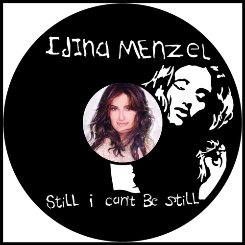 Idina Menzel vinyl art