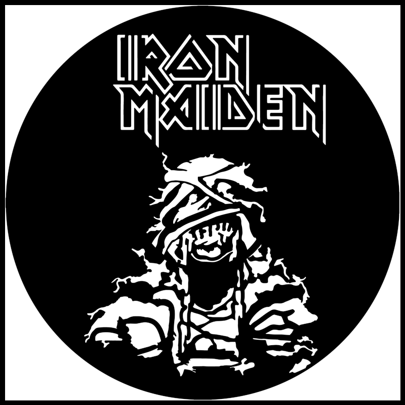 Iron Maiden vinyl art